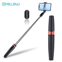 BFOLLOW 3 In 1 Selfie Stick Tripod Wireless Bluetooth Cell Phone Holder Handheld For Iphone Samsung Huawei Shooting Video Vlog