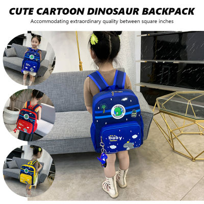 Children Backpack Cute Print Cartoon Dinosaur Boys Girls Toddler Schoolbag