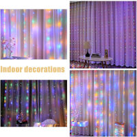 LED String Lights USB Remote Control Wedding Garland Curtain Wall Lamp Holiday For Bedroom Outdoor Fairy Decoration