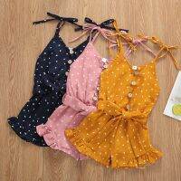 2-6Years Toddler Kid Baby Girl Strap Sleeveless Romper Cute Little Princess Casual Dress Jumpsuit Bodysuit Shorts Girls Outfits  by Hs2023