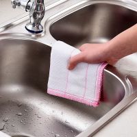 1PC Cotton Yarn Cleaning Cloth Super Absorbent Home Kitchen Rags Kitchen Cleaning Towel