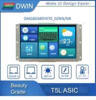 DWIN 7 Inci 800X480 Modul Display HMI TFT LCD Panel Sentuh Resistif TN TTL/RS232 UNTUK Arduino 《/NR