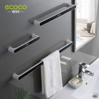 Ecoco Towel Rack Wall Towel Bar Home Bathroom Towel Rack Storage Rack Does Not Take Up Space Bathroom Accessories