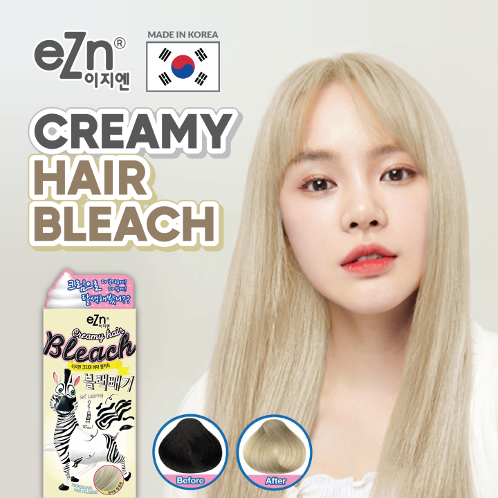 [Dekorea] eZn Creamy Hair Bleach / easy DIY Dye Hair Bleaching / Made