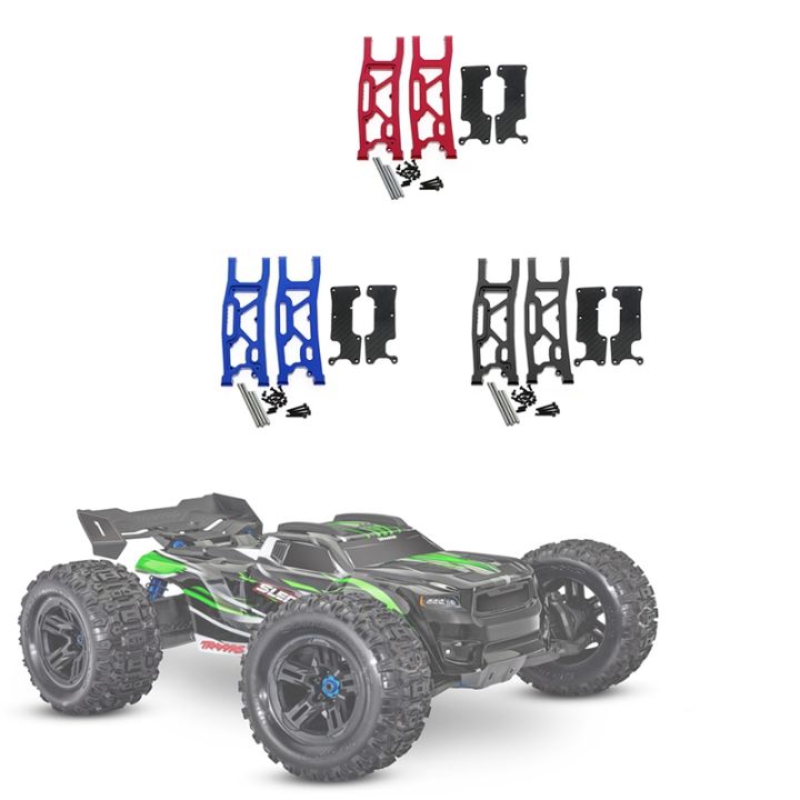 aluminum-rear-suspension-arm-with-carbon-fiber-cover-for-1-8-traxxas-sledge-95076-4-rc-car-upgrades-parts-accessories