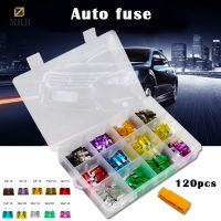 120pcs Mini Blades Fuse Assortment Car Boat Truck Automotive Replacement Fuses Low Profile Mini