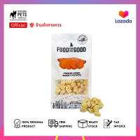 Food For The Good :Orange Sweet Potato Freeze-Dried Treats 100g (ขนมฟรีซดราย สำหรับสุนัข เนื้อมันเทศ 100%) 100G.