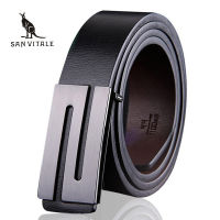 Men Belt Luxury Smooth Buckle Belts High quality International Famous Brand Cowhide Leather Belts for Men Free Shipping
