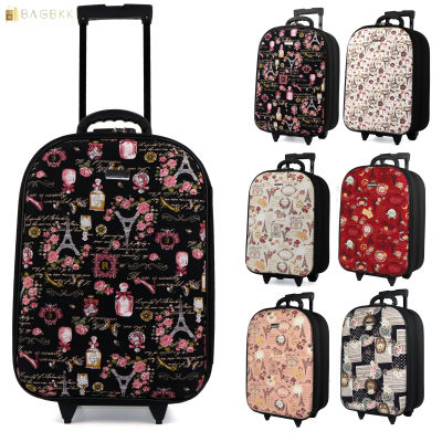 BAG BKK Luggage Wheal กระเป๋าเดินทาง European fashion กระเป๋าล้อลากหน้าโฟมขนาด 20 นิ้ว รหัสล๊อค Code F7703-20European fashio