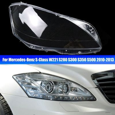 Headlight Glass Lens Cover Shell for Mercedes-Benz S-Class W221 S280 S300 S350 S500 2010-2013 Head Light Lampshade