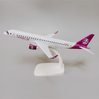 20ซม. โลหะ Air มองโกเลีย Hunnu Air Emer E-190 E190 Airlines เครื่องบินรุ่น Diecast Air เครื่องบินรุ่นเครื่องบินของขวัญเด็ก #007