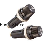 2PCS R3-13E 6x30mm Imported Knob Fuse Holder Box Glass Tube 10A 250V