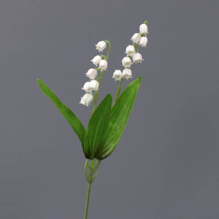 white-simulated-lily-valley-plastic-flower-single-bell-orchid-small-fresh-touch-ins-chime-flower-decorative-artificial-flower