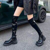 HOT★Brand New Ladies Chunky High Heels Thigh High Boots Fashion Solid Platform Womens Over The Knee Boots Casual Comfy Woman Shoes