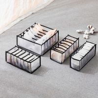 Foldable Underwear Storage Box Closet Organizer Socks Bras Briefs Storage Drawer Organizer For Dresser Drawers Organizer