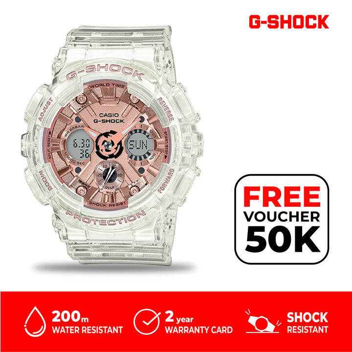 Jam g best sale shock putih ori