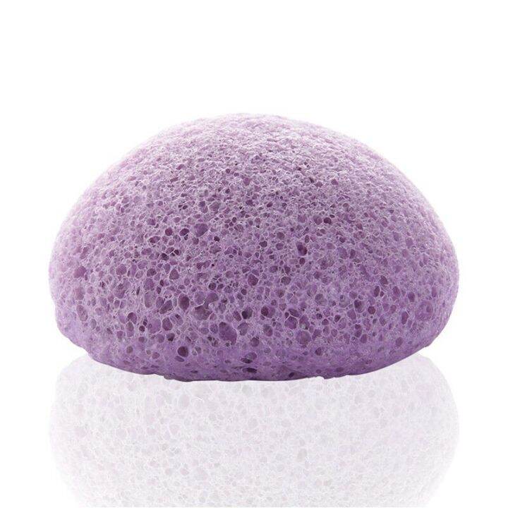 sponge-cosmetic-puff-face-cleaning-round-shape-natural-konjac-face-puff-facial-wash-flutter-deep-cleansing-pores-makeup-tool