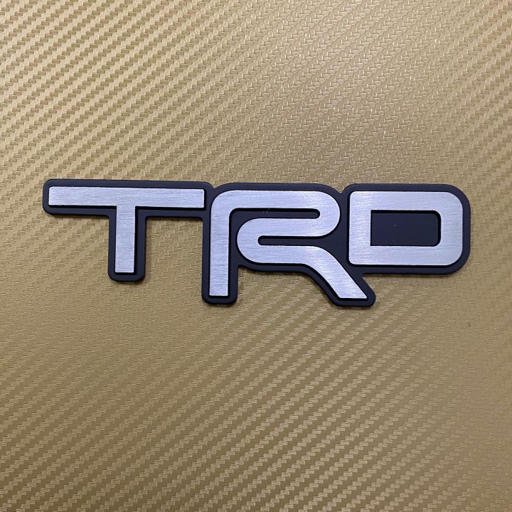 โลโก้-trd-งานอลูมิเนียม-ขนาด-4-7-x-16-cm-ราคาต่อขิ้น