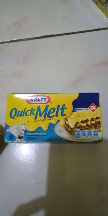 Keju Kraft Quick Melt Keju Leleh Keju Lumer 165gr Lazada Indonesia