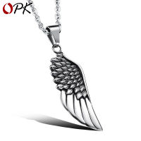 Opk Supply Wholesale Angel Wings Mens Pendant Simple Fashion Style Wings Necklace