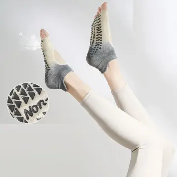 Gradual Gel Dispensing Yoga Socks Non Slip Professional Women's Five Finger  Socks Pilates Socks Split