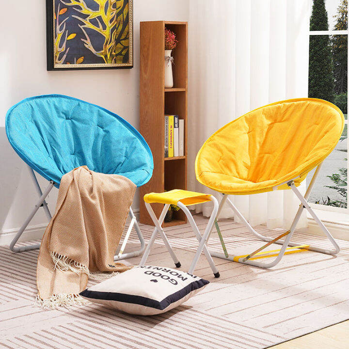 💖READY STOCK💖Moon Chair Lazy Chair Folding Chair Sofa Chair Sun Lounger