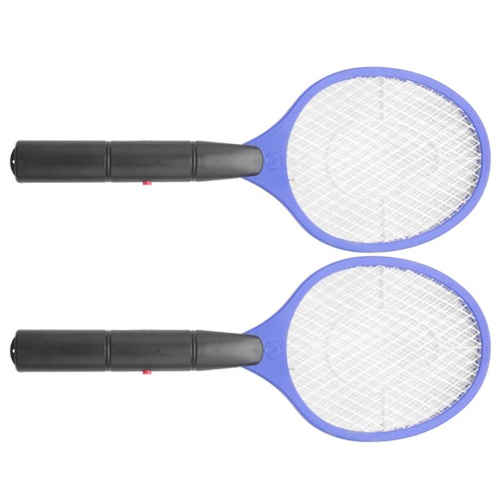 2x-batteries-operated-hand-racket-electric-mosquito-swatter-insect-home-garden-pest-bug-fly-mosquito-swatter-killer