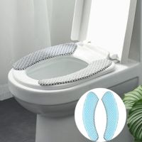 Nordic Thickened Toilet Seat Covers Soft Toilet Lid Cover Universal Winter Closestool Mat Bathroom Lavatory Cushion Toilet Set