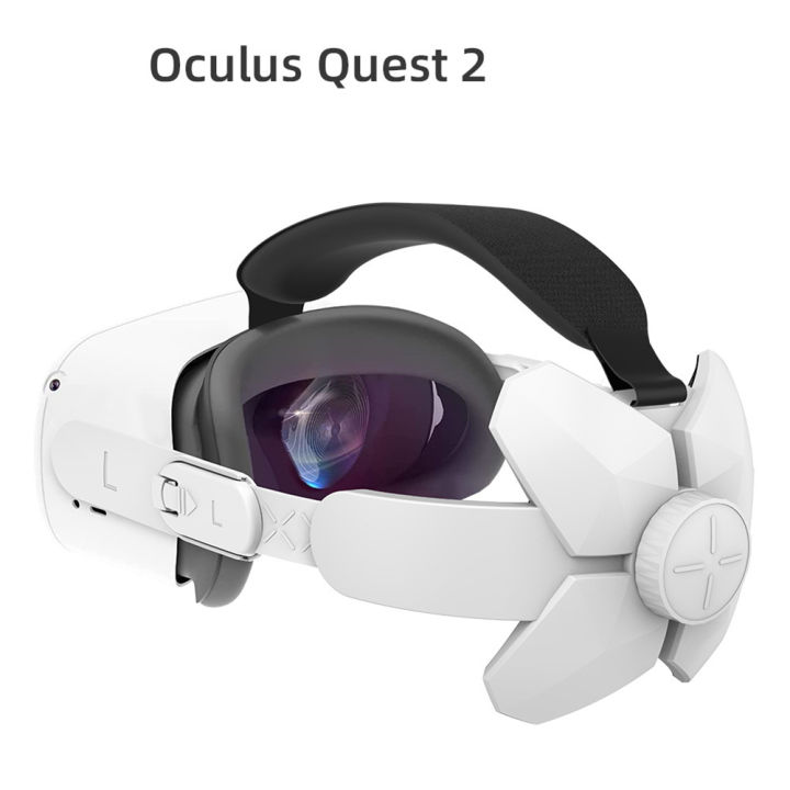 สายคล้องมือสำหรับ-oculus-quest-2-elite-headwear-ชุดหูฟังแบบปรับได้-pu-leather-face-protective-pad-vr-อุปกรณ์เสริม-color