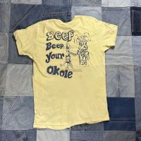 T-shirt Vintage Rare des années 70 Hawaii Beep Your Okole Wys E Coyote Shirt sz L