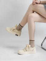 2023 New Fashion version 2023 summer new style casual versatile breathable white shoes for women thick-soled students original niche design canvas shoes