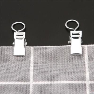 10PCS Curtain Clip With Closed Mouth Clip Hanging Ring Metal Tent Curtain Hook Small Hanging Clip Home Livingroom Drapery Hook