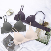 สินค้าพร้อมส่งจากไทย?Angle Bra? (N626) บราไร้โครงแฟชั่นดีไซน์เก๋ แต่งขอบหยัก ผ้านุ่มใส่สบาย