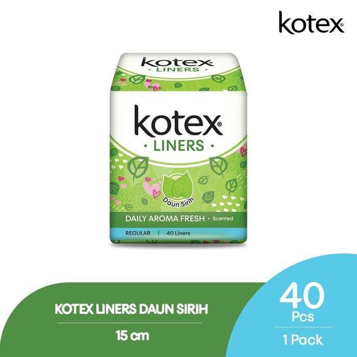 KOTEX LINERS DAUN SIRIH 40S Lazada Indonesia