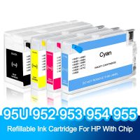 ตลับหมึกรีฟิล952 953 954 955 95U พร้อมชิปถาวรเหมาะสำหรับ HP OfficeJet Pro 7720 7740 8210 8216 8710 8720 8740เครื่องพิมพ์