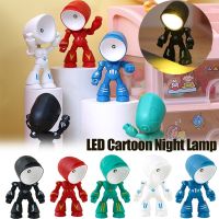 【CW】 Cartoon Night Lamp Student Children Nightlight Protection Ornament Room Decorations