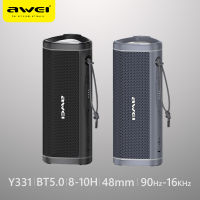 Awei ลำโพงบลูทูธ Y331กลางแจ้งขนาด10W,ลำโพงกลางแจ้งบลูทูธ5.0ชาร์จ USB AUX TF การ์ดจับคู่เสียงสเตอริโอ IPX6กันน้ำ10ชั่วโมงมีเสียงเบสแน่นลำโพงพร้อมไมค์ในตัวลำโพงบลูทูธแบบพกพาลำโพง Murah สำหรับเดินทางปาร์ตี้ทีวีกลางแจ้งครับ