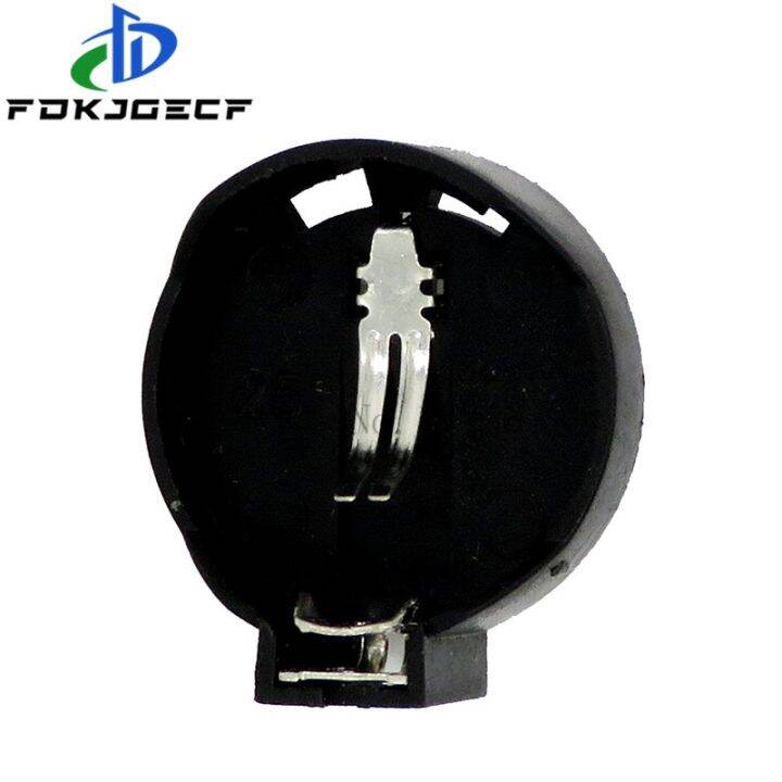 10pcs Black CR2025 CR2032 3V Button Coin Cell Battery Socket Holder