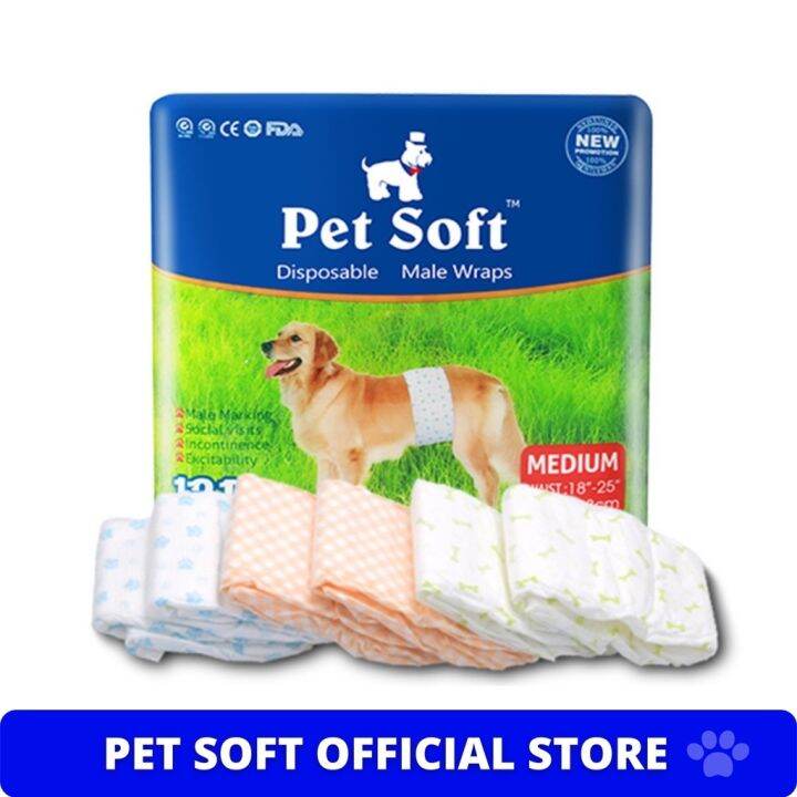 Pet Soft Dog Disposable Diaper Male Dog Lazada PH