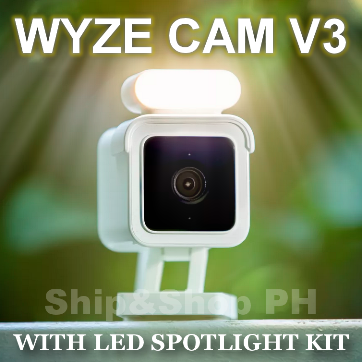 Wyze Cam V3 with LED SPOTLIGHT KIT INCLUDED Full HD Home Indoor