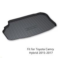 1Set Car Cargo rear trunk mat For Toyota Camry Hybrid 2015 2016 2017 Styling Anti-slip carpet Waterproof mat Accessories