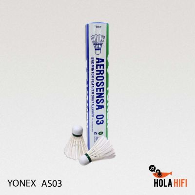 ลูกแบดมินตัน YONEX รุ่น Aerosensa 03 (ขนเป็ด) 12ลูก สินค้าของแท้ 100% พร้อมส่ง