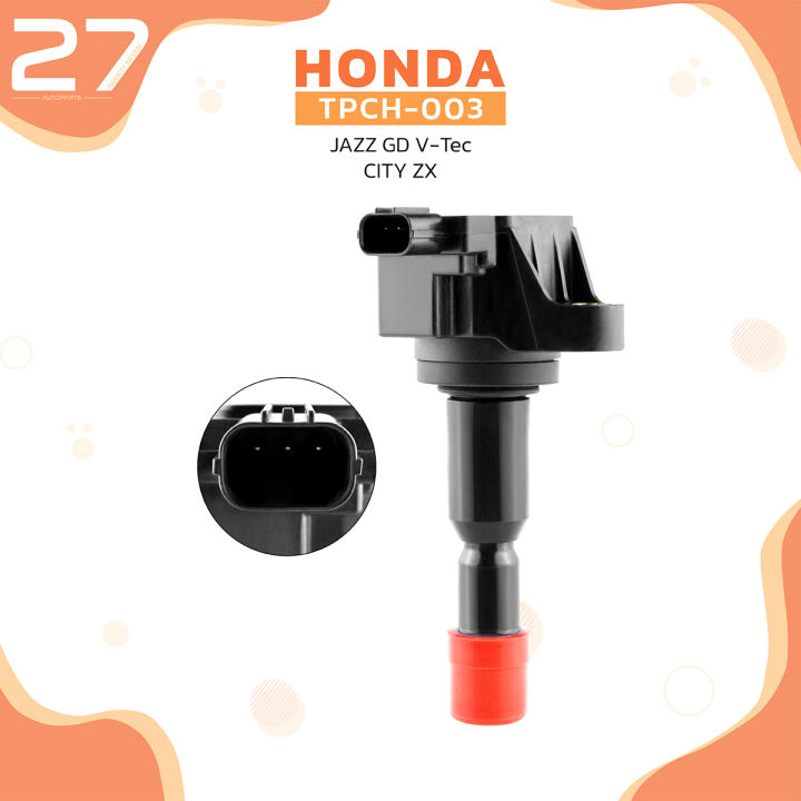 คอยล์จุดระเบิด-honda-jazz-gd-v-tec-city-zx-l15a-ปี-2002-2007-ตรงรุ่น-100-tpch-003-top-performance-คอยล์หัวเทียน-ฮอนด้า-แจ๊ส-ซิตี้-30520-pwc-003