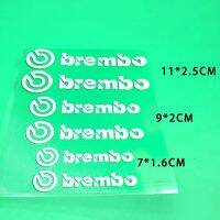 สติกเกอร์คาลิปเปอร์เบรครถสำหรับอักษรเบรเมโบ6แพ็กสติ๊กเกอร์ติดรถอุปกรณ์เสริมสติกเกอร์จานเบรคสติกเกอร์รถเฉพาะบุคคล