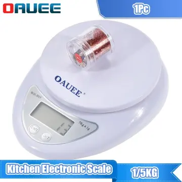 1pc 5kg Digital Kitchen Scale Portable Digital Scales Food Balance  Measuring Weight Kitchen LED for Baking Electronic Scales