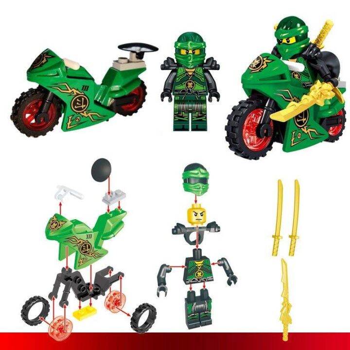 lego-2023-phantom-ninja-minifigure-motorcycle-chinese-building-blocks-puzzle-assembling-toys-villain-boy-lloyd-aug