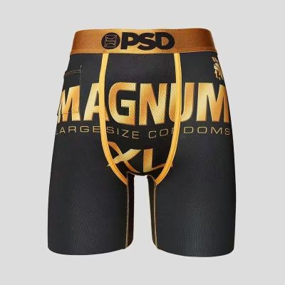 PSD Mens Ice Silk Elastic Traceless Antibacterial Underwear Plus Size Extended Style Sports Fitness Running Tight Underwear Sexy Shorts