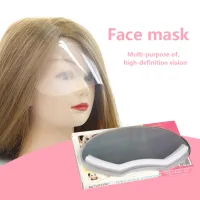 300-50Pcs/Box Transparent Eyebrow Shower Face Shields Goggles Face Cover Bath Visor Barber Hair Salon Styling for Adults Cleaning Tools