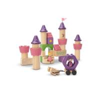 PlanToys Fairy Tale Blocks ของเล่นไม้ บล๊อกไม้ ปราสาท เจ้าหญิง ของเล่นสำหรับเด็ก 3 ขวบขึ้นไป