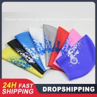 Adults Free Size Swimming Caps Men Women High Elastic Waterproof Swimming Pool Cap Protect Ears Long Hair Large Diving Hat Swim Caps